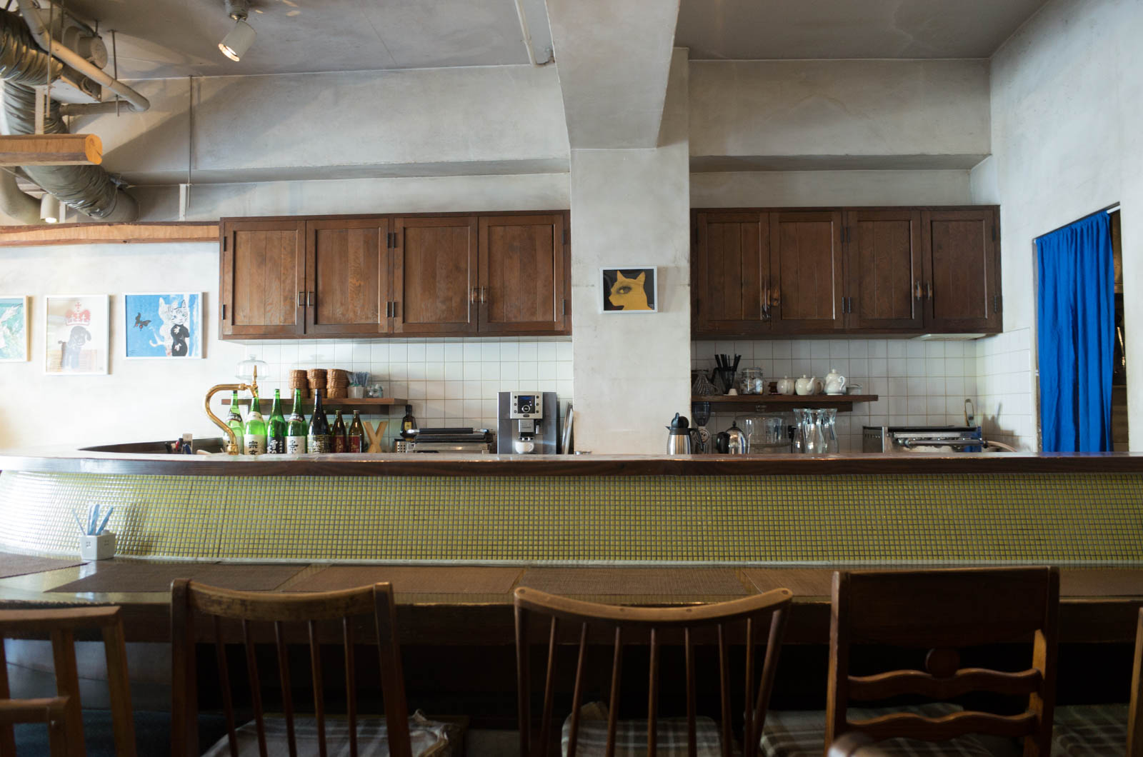 店内カウンター席