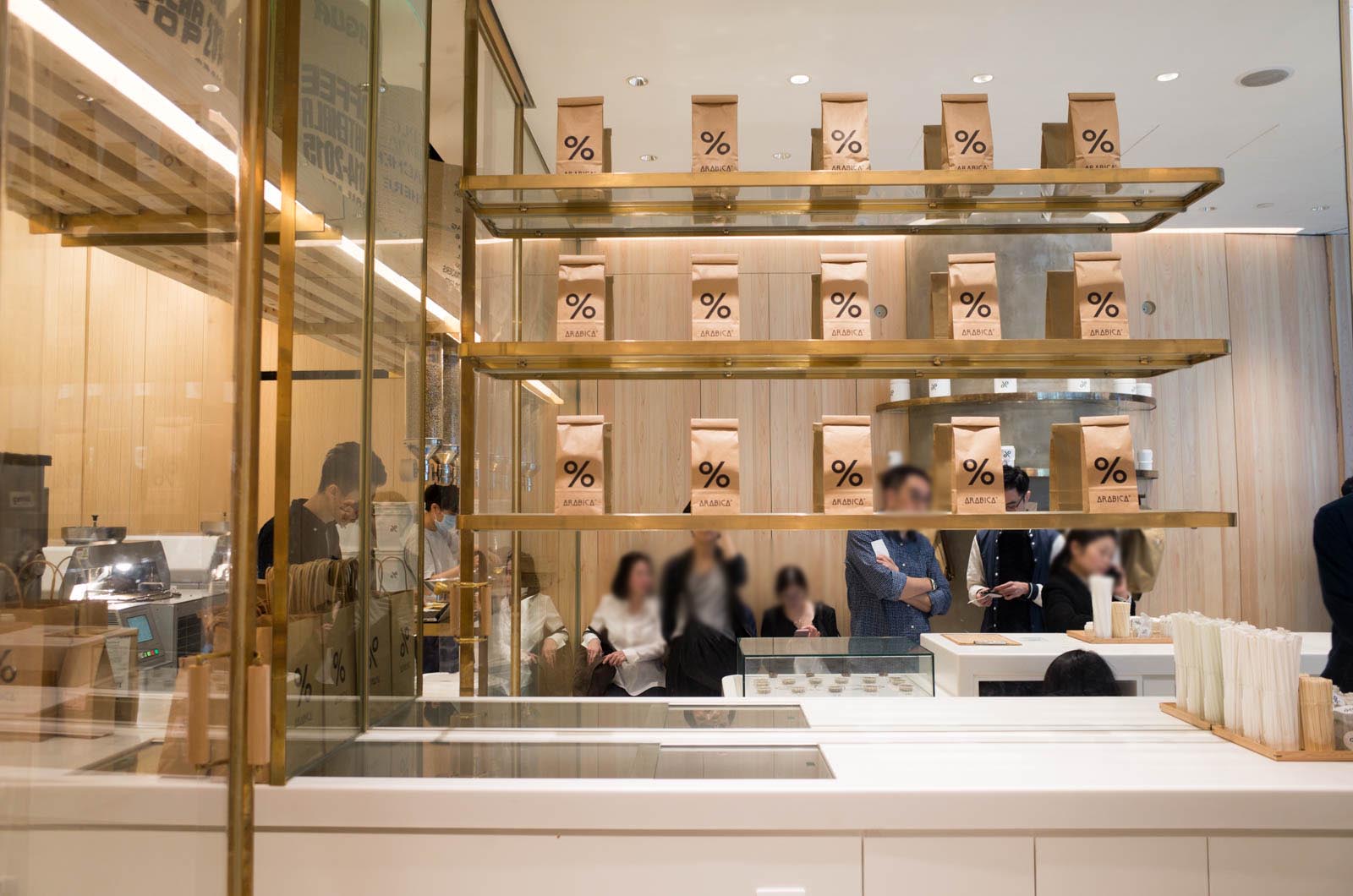 アラビカ香港IFC店のインテリア