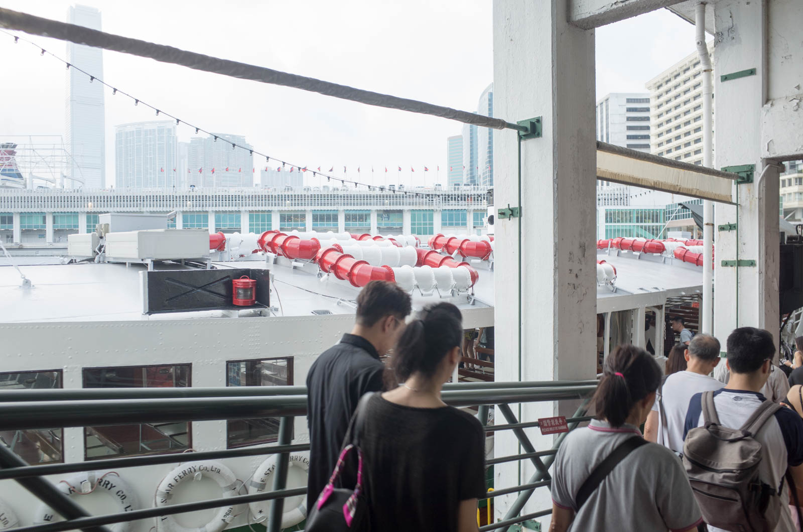 スターフェリーに乗船