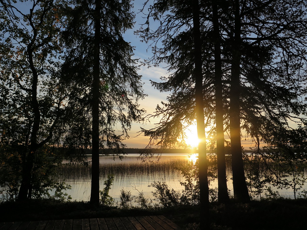 フィンランドの湖